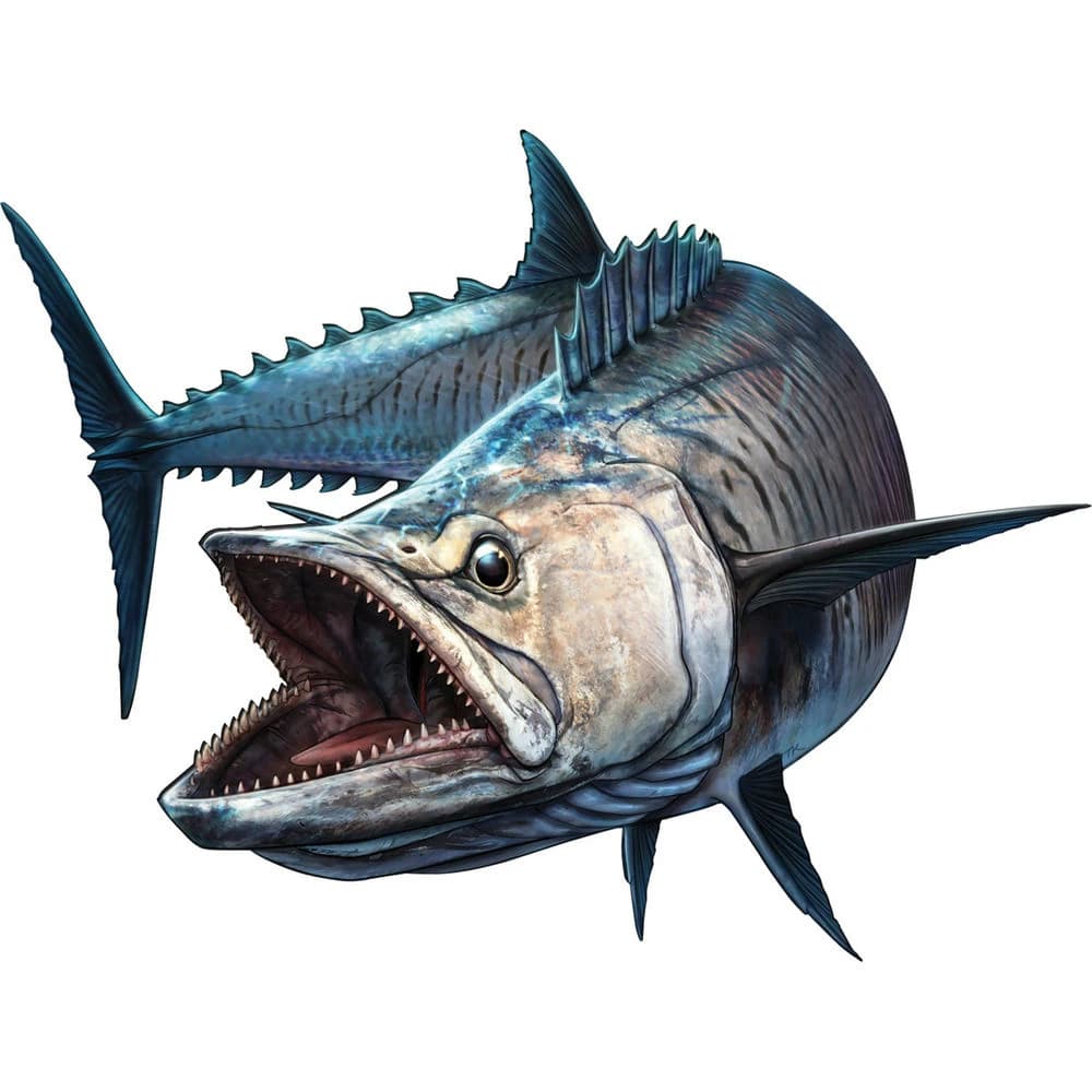 Squalo Pesce Barca da pesca Asta Paraurti Camion Spigola Divertente Adesivo per auto Automobili Moto Decalcomanie in vinile, 20 cm * 20 cm