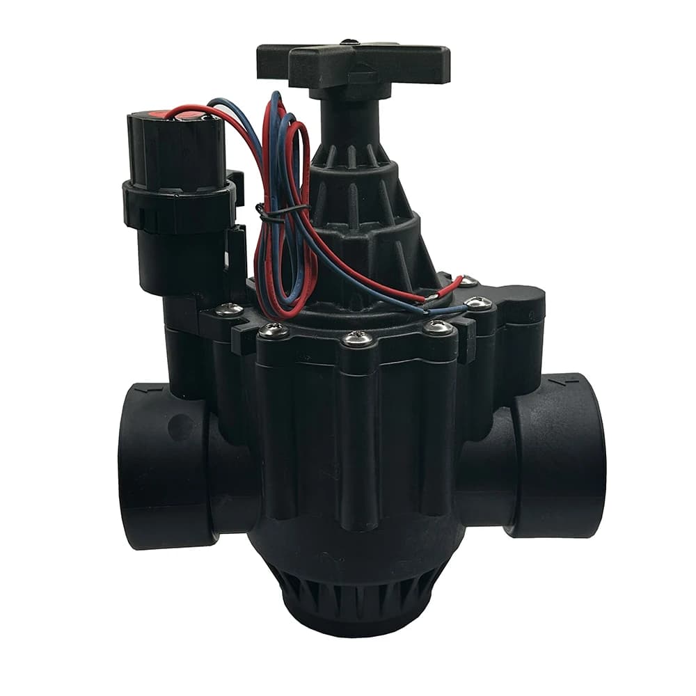 Elettrovalvola acqua 1-1/2 "2" con regolazione del flusso elettrovalvole 220V 12V 24V normalmente chiuse per irrigazione giardino