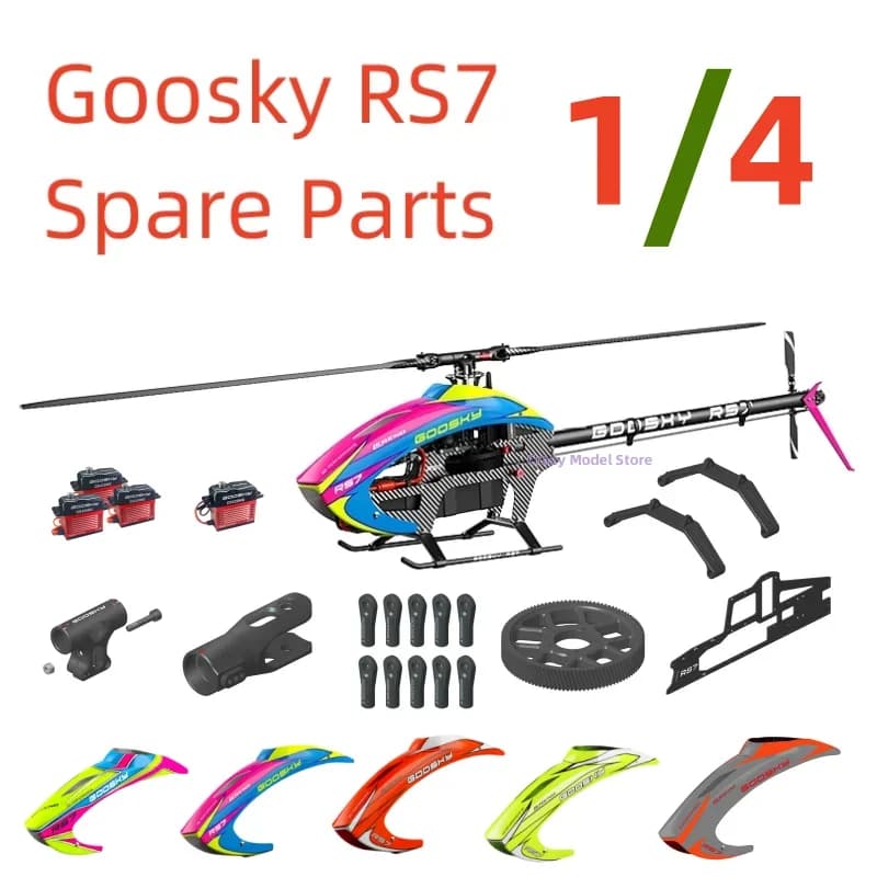 Pezzi di ricambio originali per elicottero GOOSKY RS7 1-4
