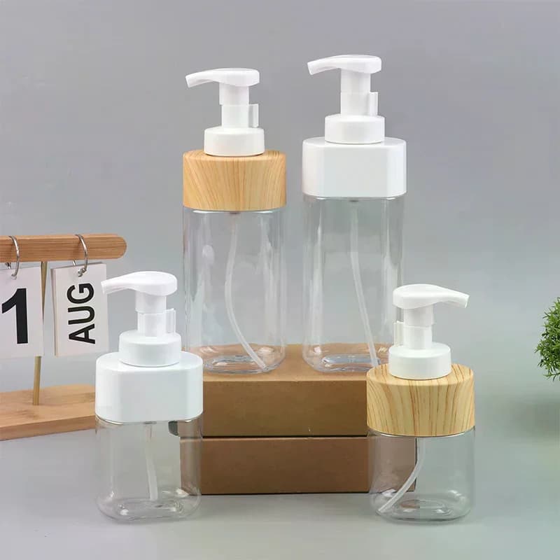 300/500ml Trasparente Presse Schiuma Dispenser di Sapone Per Le Mani Vuoto Bottiglia di Gel Doccia Detergente Fiale Mousse Contenitore Da Viaggio Portatile