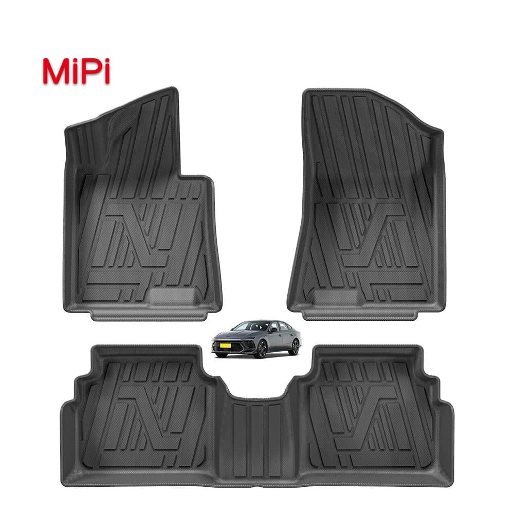Car mat for all seasons for Hyundai 11th generation Sonata 2024 Car mats 3D TPE Non-slip waterproof