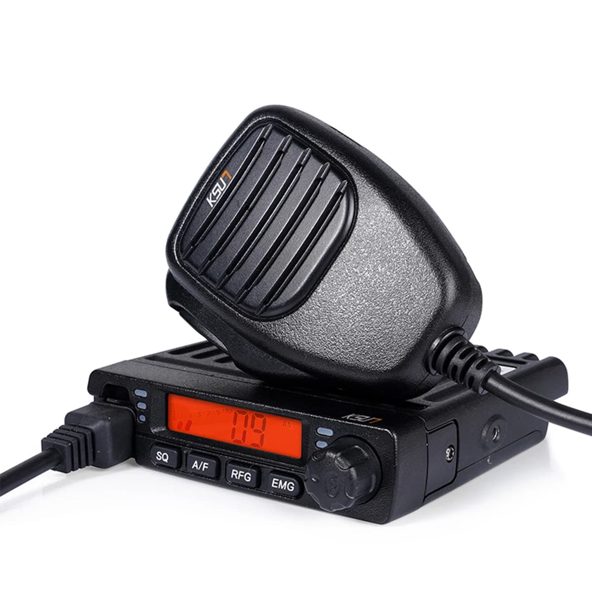 KSUN CB-73 Walkie Talkie montato su veicolo 26,965-27,405 MHz Stazione radio per auto CB AM FM a onde corte