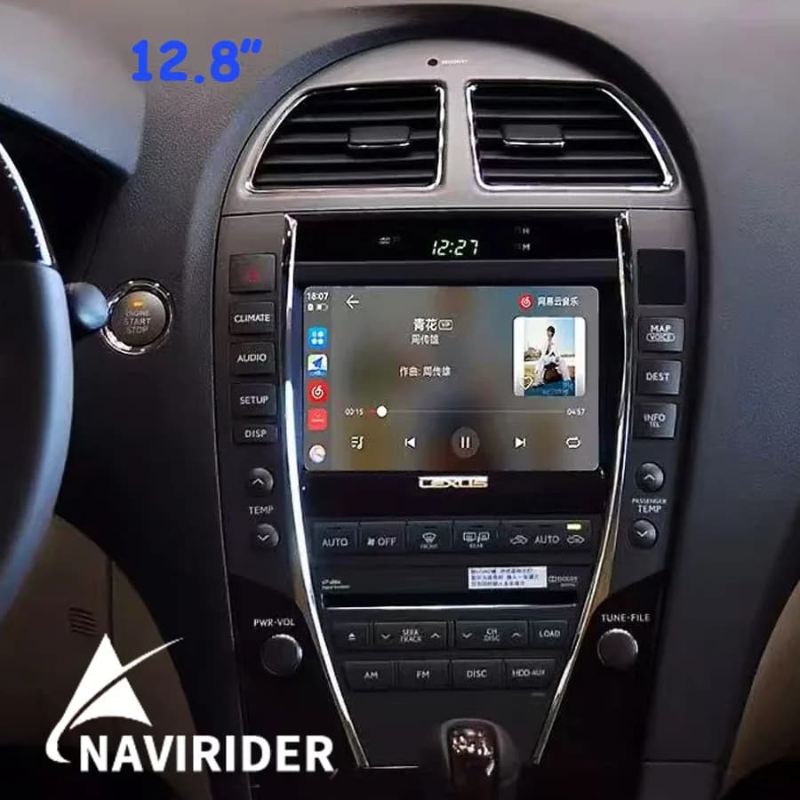 12.8 pollici Per Lexus ES350 ES ES240 ES300 2006-2012 Android15 Schermo 2Din Autoradio Carplay Stereo GPS Lettore Video Multimediale