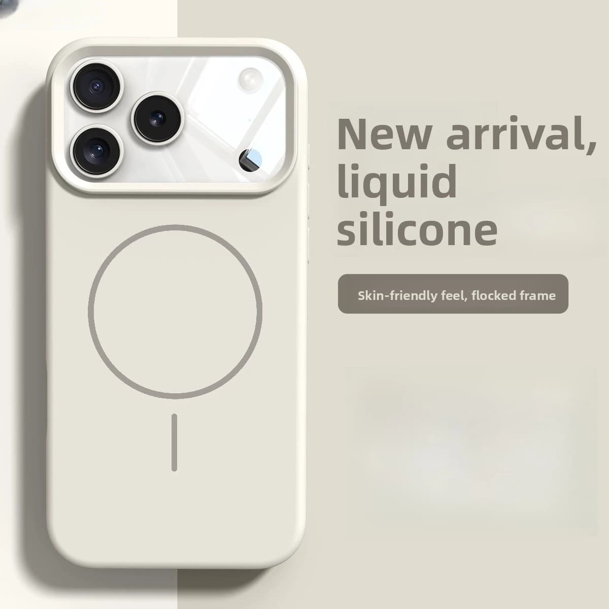 Custodia magnetica per telefono in silicone liquido per iPhone 17 Air 16 15 Plus 14 Pro Max per magsafe carica wireless copertura morbida slim fit