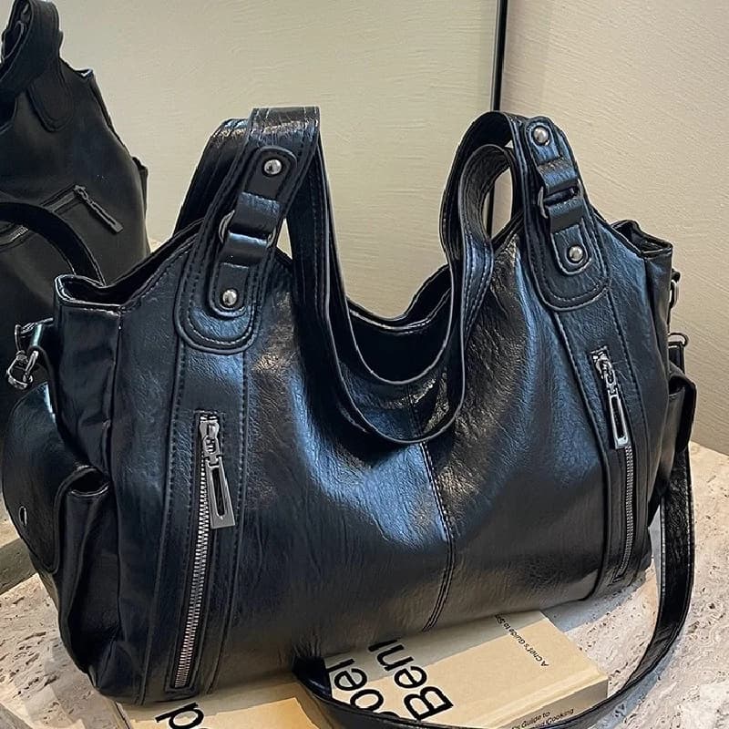 Soft Interior Compartment Shoulder Bags High Quality Contrasting Colors Crossbody Bags for Women Fashion Pu Leather Handbags