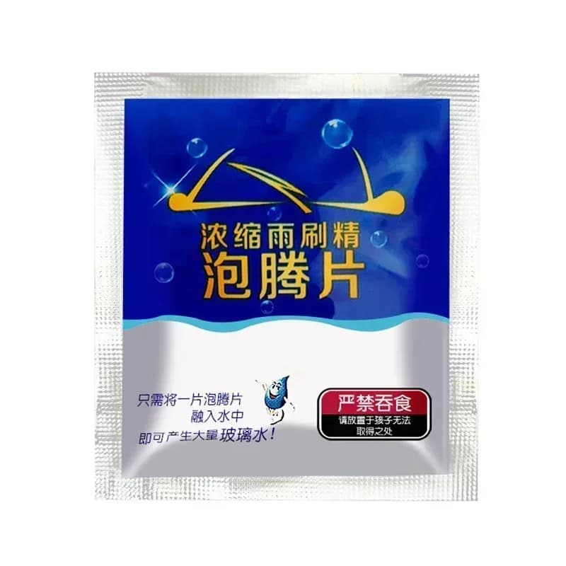 50 pezzi detergente solido tergicristallo per auto compresse effervescenti detergente per parabrezza per auto in vetro pulizia WC accessori per auto