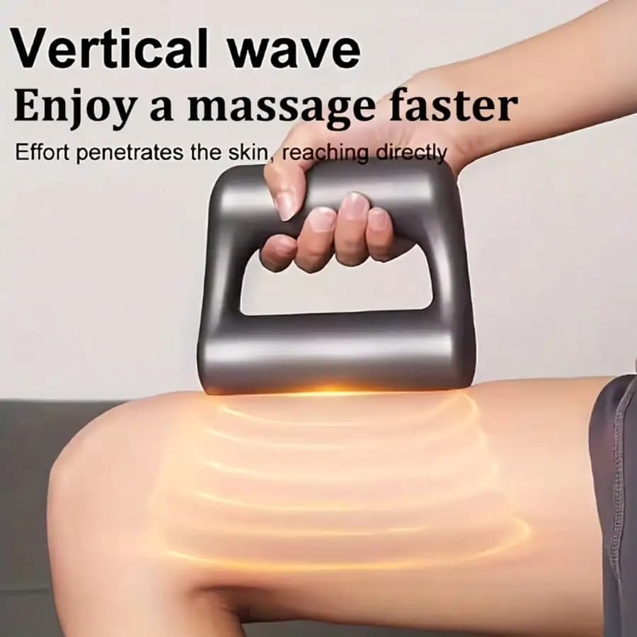 New Upgraded Multifunctional Massage Gun 5 Modes 5 Adjustable Frequencies Portable Fascia Massager With Adjustable Back Support Belt For Waist Leg Full Body Muscle Relief Ideal Holiday Gift