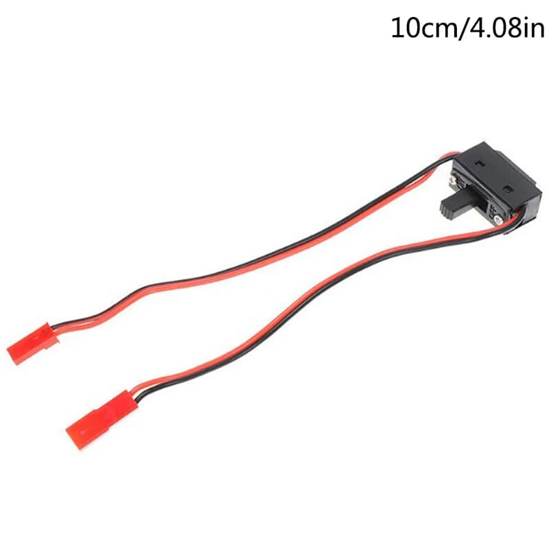 Interruttore ON OFF universale a due fili con spina JST maschio femmina per parti del ricevitore ESC per auto modello RC elicottero aereo veicolo