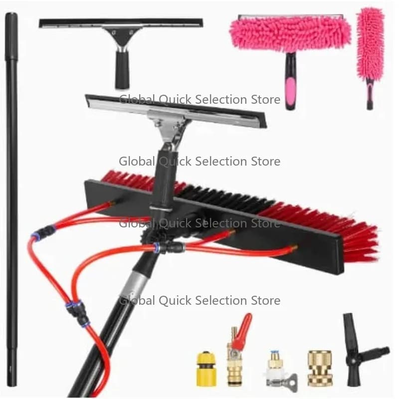 3.6m 5.4m 6m 7.2m 9.2m 10.8m 20m Telescopic Adjustable carbon fiber pole water fed rod pole for window cleaning