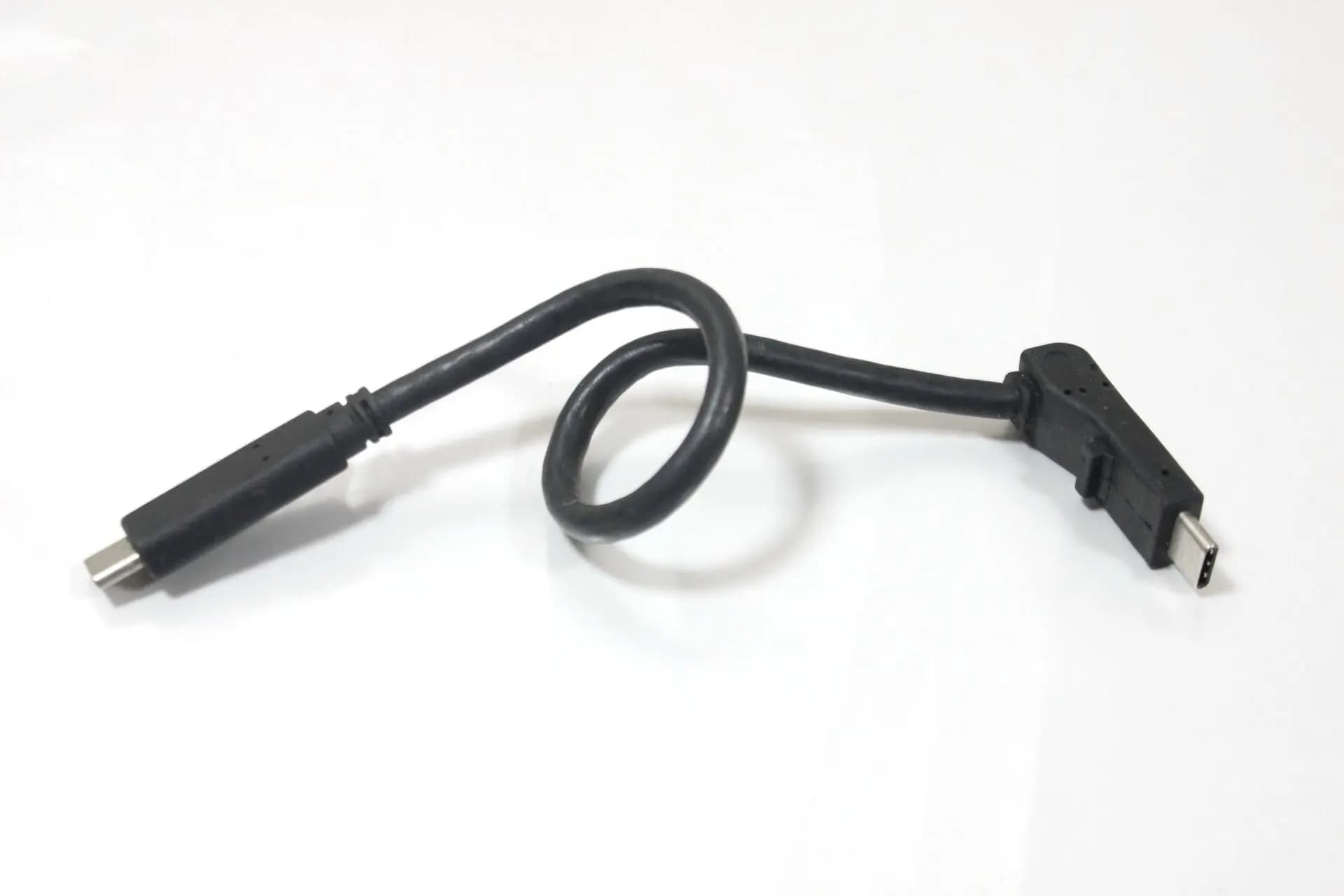 20CM USB-C 3.2 Gen2 20V 5A Coil Cable For HP M03315-001 Male to Male Cable