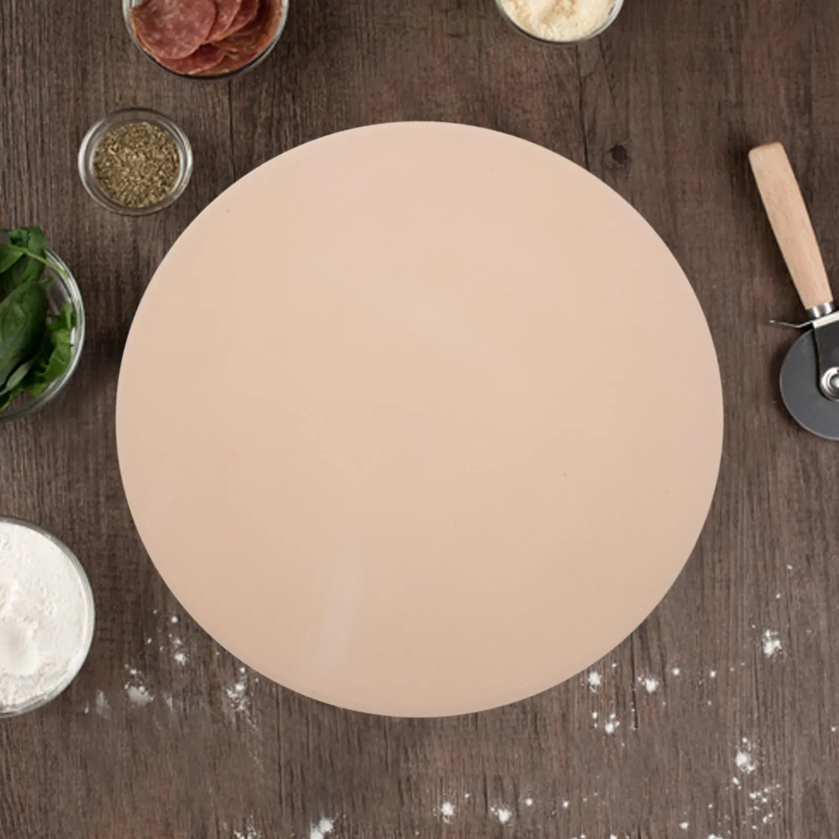 BAAQ 13 Inch Pizza Stone for Cooking Baking Grilling Pizza Tools for Oven and Bbq Grill Bakeware Bread Tray Kitchen Baking Slab