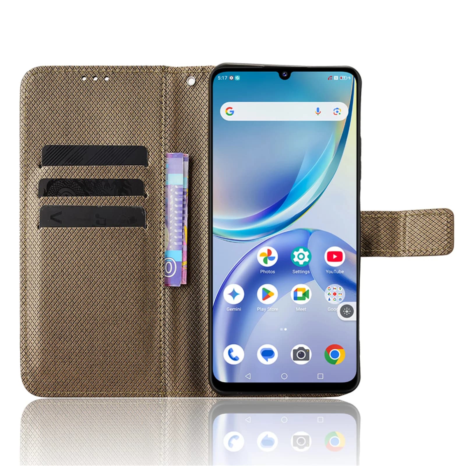 Custodia Protettiva in Pelle con Funzione Flip Stand per Huawei Honor 200 Lite 5G, Cover a Portafoglio con Slot per Carte e Supporto per Telefono