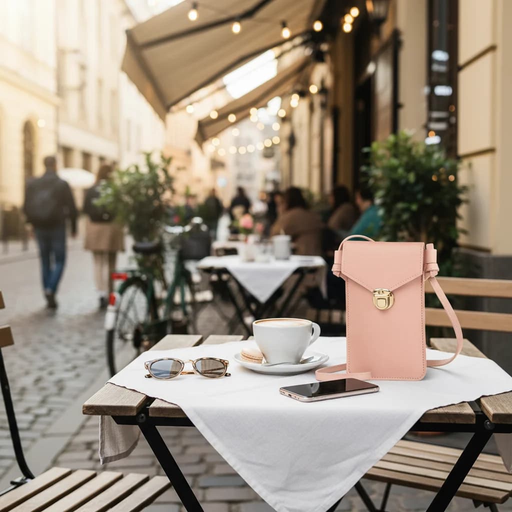 PU Leather Touch Screen Phone Bag Large Capacity Wallet RFID Anti Theft Purse Multifunctional Multi Pocket Crossbody Bags
