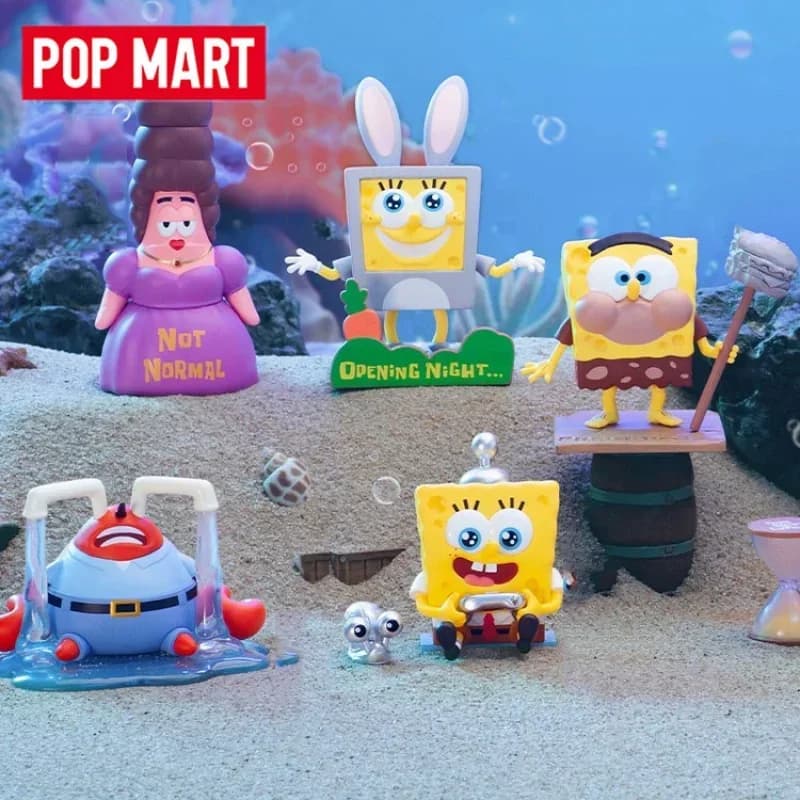 POP MART Serie di transizione della vita Anime Action Figure Guess Bag Ornamento Figurine Decorazioni per la casa Bambole da tavolo Modello regalo