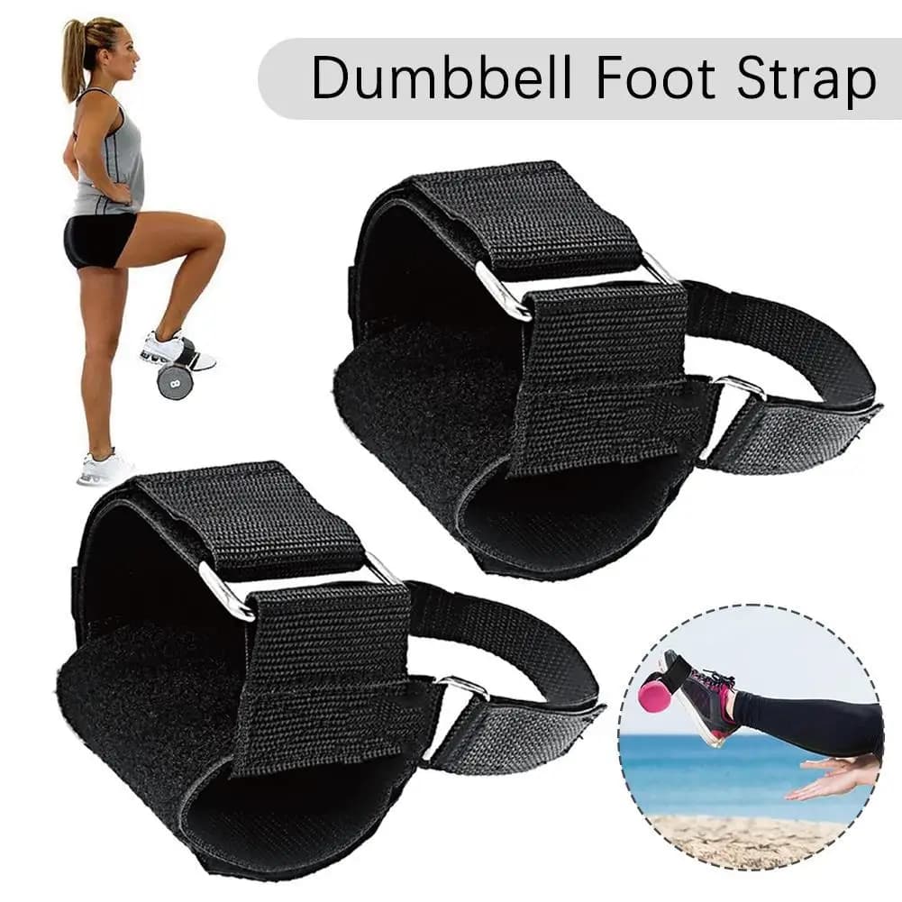 1/2pcs dumbbell ankle strap lifting weights bands for feet Tibialis Trainer Leg Muscle strengthen workout equipment for fitness