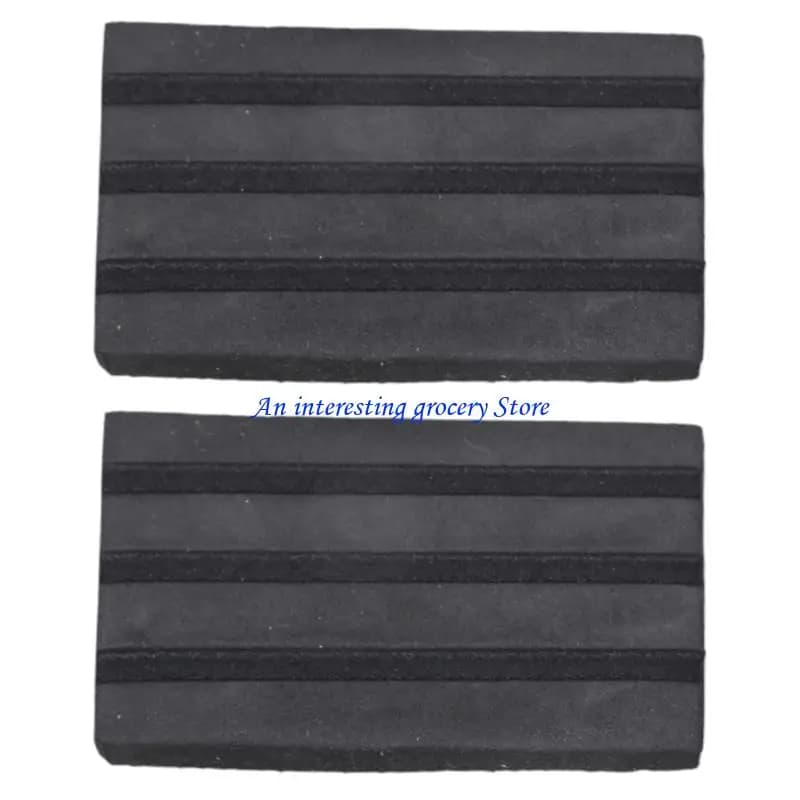 652D 2Pcs Bass Drum Nonslip Rubber Pad Rubber Hoop Protector Insert Tool