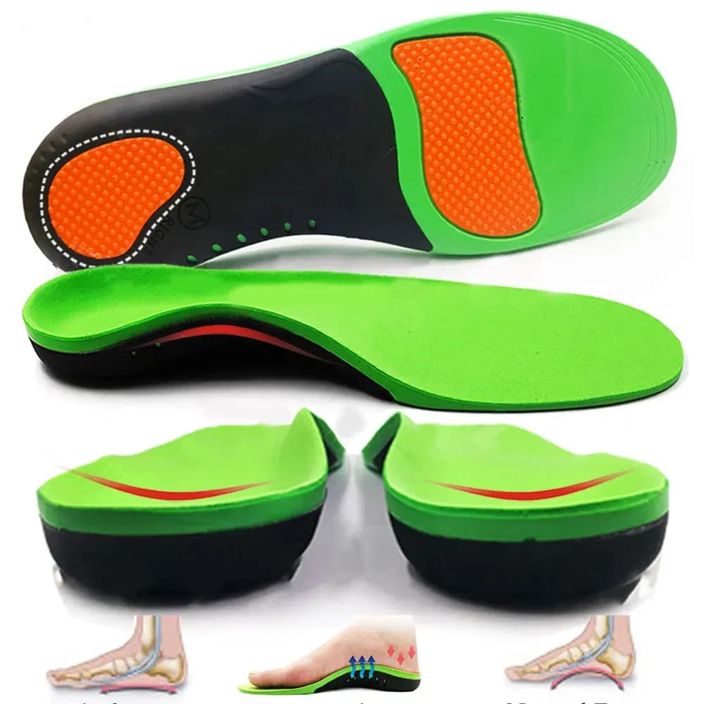 Best EVA Orthopaedic Insoles for Foot Correction, Plantar Arco Support, Type X/O, Gambe Correction, Flat Feet, Sports Shoes Inserts