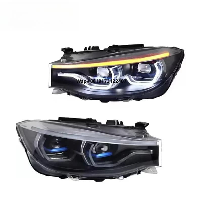 Auto per serie 3 F34 GT Gruppo faro 13-19 Lente LED modificata Luci di marcia diurna Indicatori di direzione Luci anteriori
