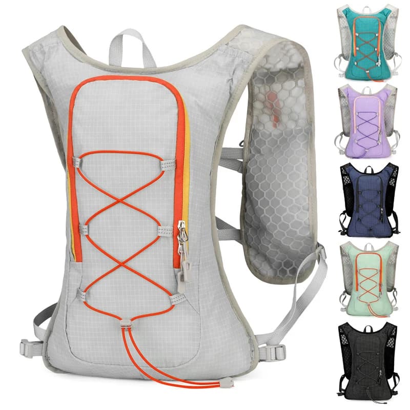 Zaino Leggero e Traspirante per Ciclismo con Sistema di Idratazione 20L, Borsa Sportiva per Maratona, Escursionismo e Bicicletta