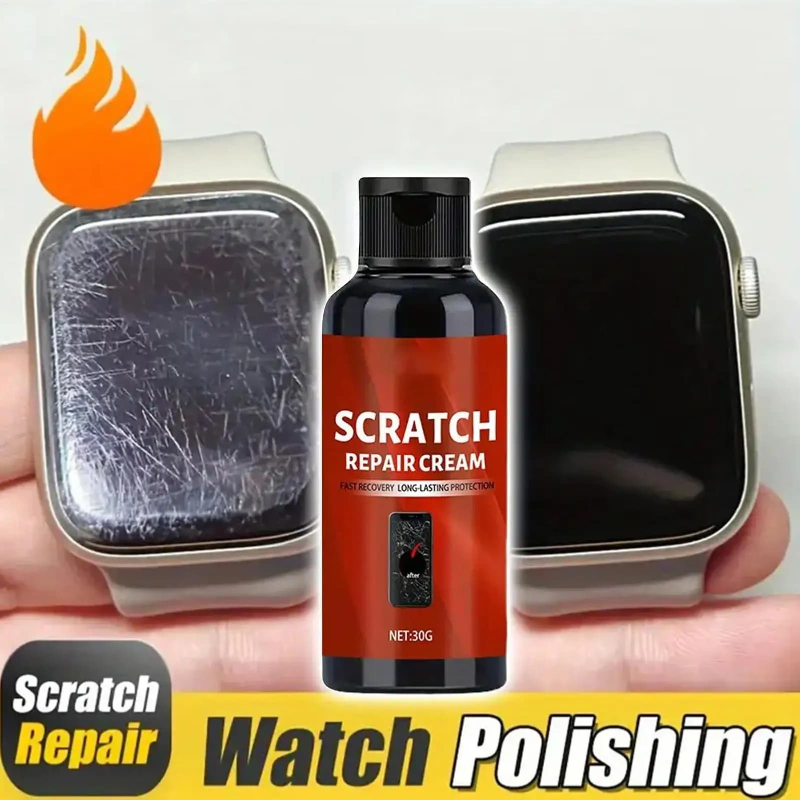 Quick Repair Kit to Remove Graffi and Polish Phone Glasses, Watches, Laptop, Touchscreen, Sunglasses and Electronics