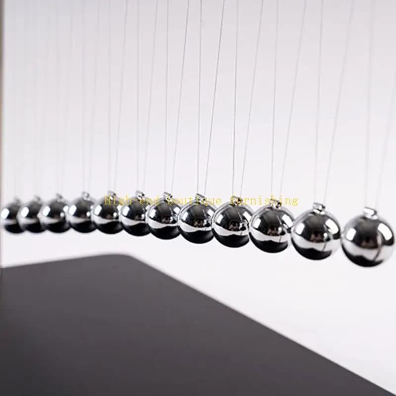 L9NB Pendolo WavesBall Decorazione da tavolo Modello Regalo compleanno Scrivania da ufficio Decorazioni per casa