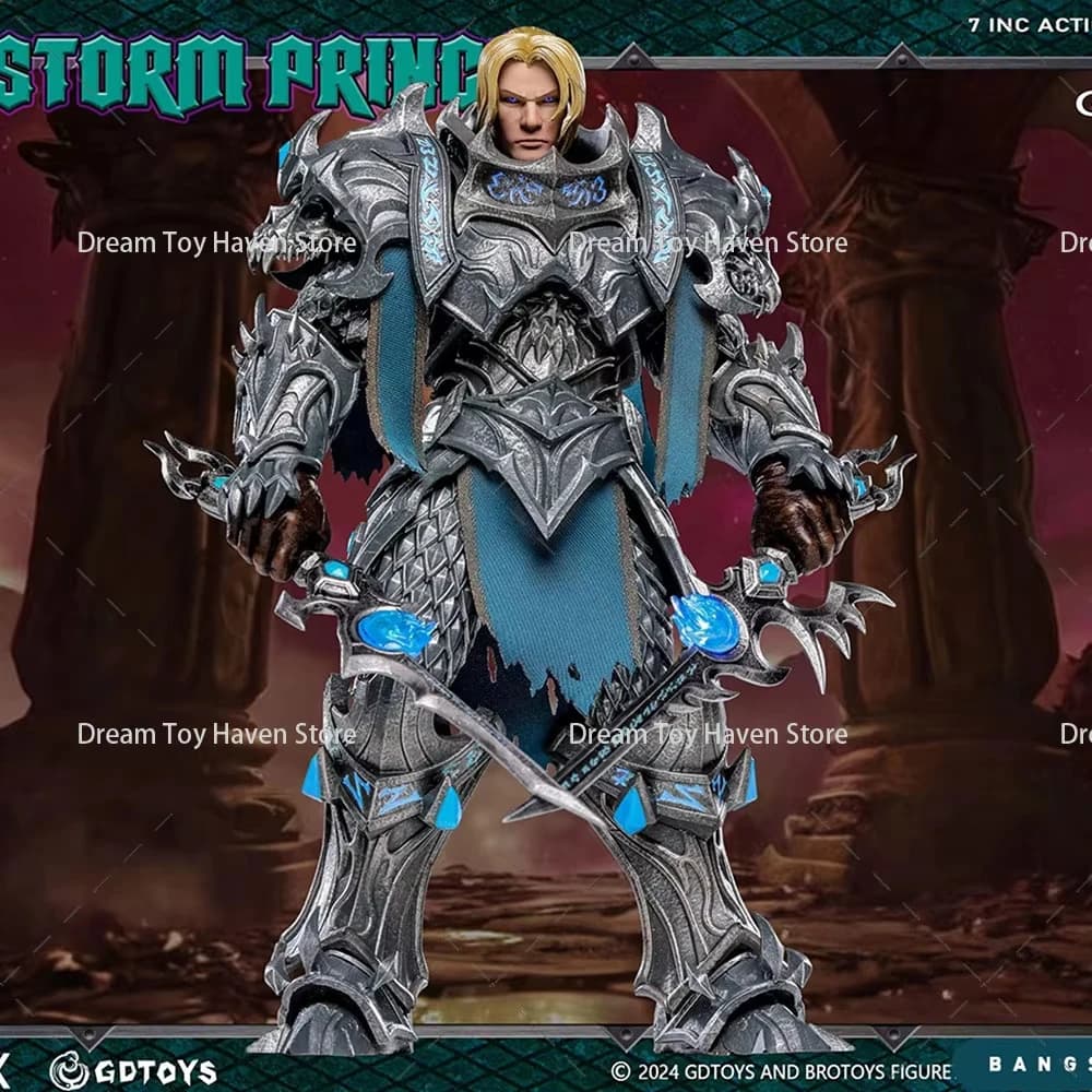 GD Toys X Bro Toys Scala 1/12 Soldato Maschio Forte Tempesta Oscura Principe Honor Guardian 7 Pollici Action Figure Modello Bambole Da Collezione