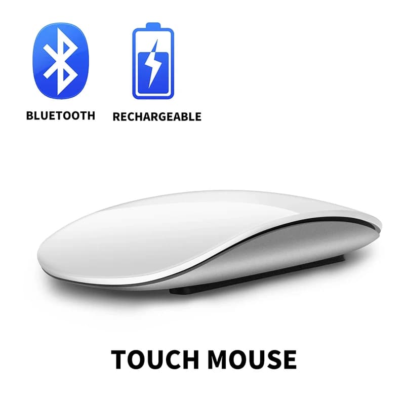 Upgrade Wireless Bluetooth Magic Computer Mouse Rechargeable Touch Slim Ergonomic Dual-Mode Silent PC Mice For Apple Macbook Air