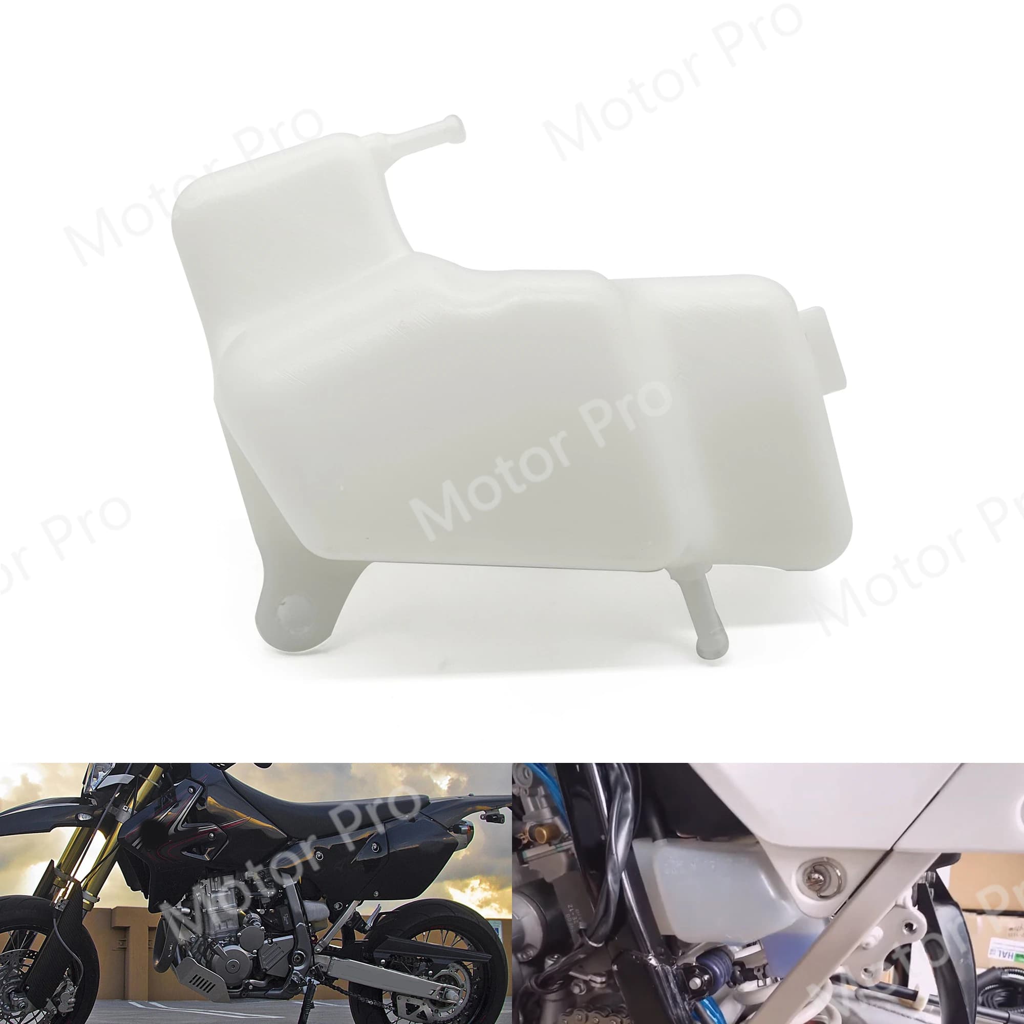 Serbatoio del liquido di raffreddamento dell'acqua adatto per Suzuki DRZ400S 2000-2017 Bottiglia d'acqua di stoccaggio del troppopieno del radiatore per DRZ400E 2000-2007 2006 2005