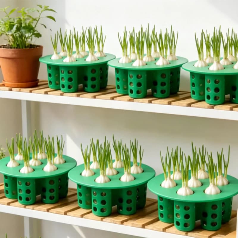 Hydroponic Vegetables Seed Planters Plant Garlic & Green Onion/Outdoor Nursery Pot Gardening Flowers Plant Tray Growing Tool