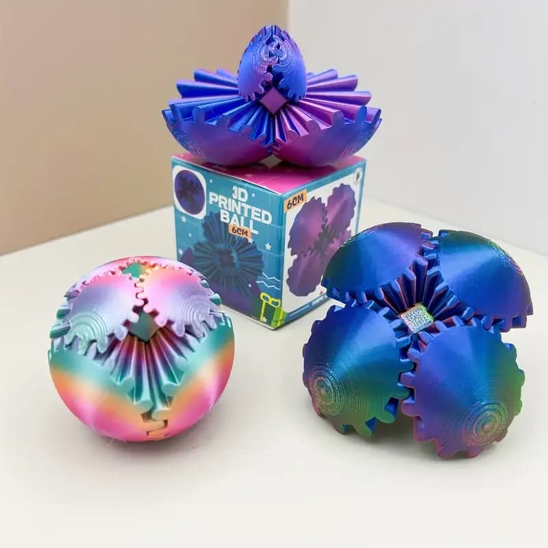 Casuale 3D stampato ingranaggi palla cubo agitarsi giocattoli per bambini giocattoli antistress decorazione della tavola giocattoli per adulti antistress rilassanti