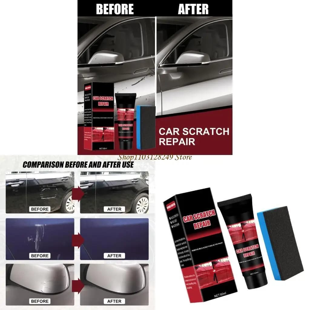 Auto N5KD Cera riparazione graffiata da 60 vernice per corpicio automobilistica con spugna