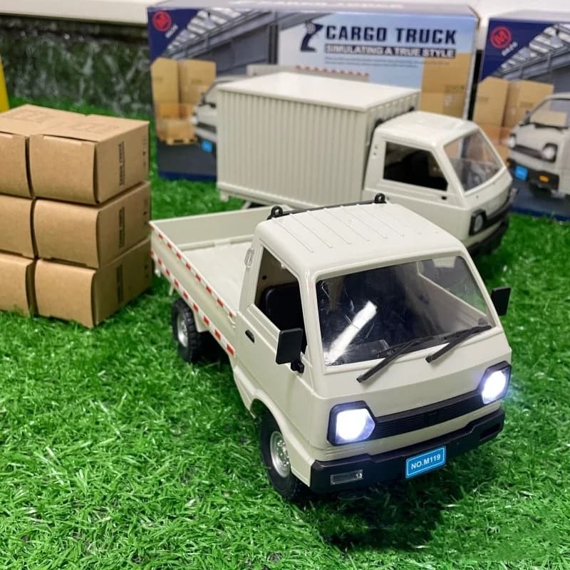 1:10/1:16 Wpl D12 Rc simulazione auto Drift Climbing Truck Led Light Haul Cargo telecomando giocattoli elettrici regalo per i bambini