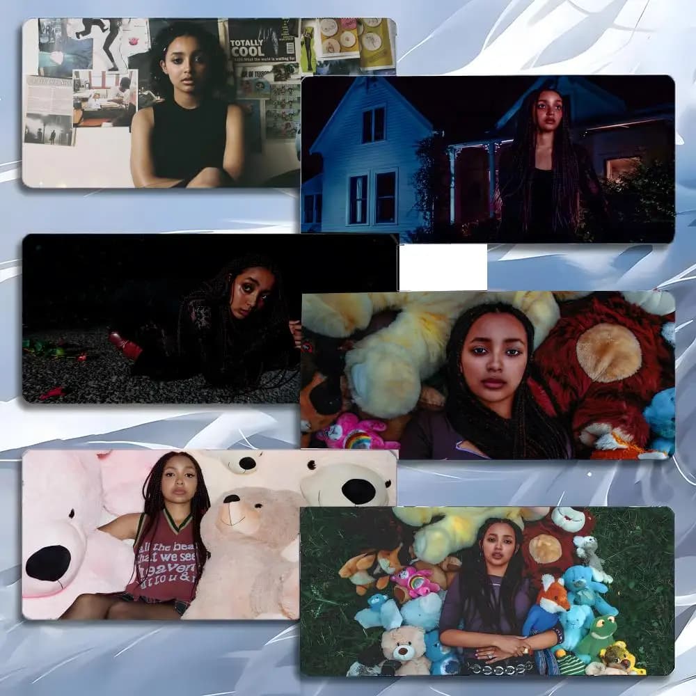 Pantheress singer trendy P-PinkPantheress Mouse Pad Mousepad Tappetino per mouse grande da gioco LockEdge ispessito per PC