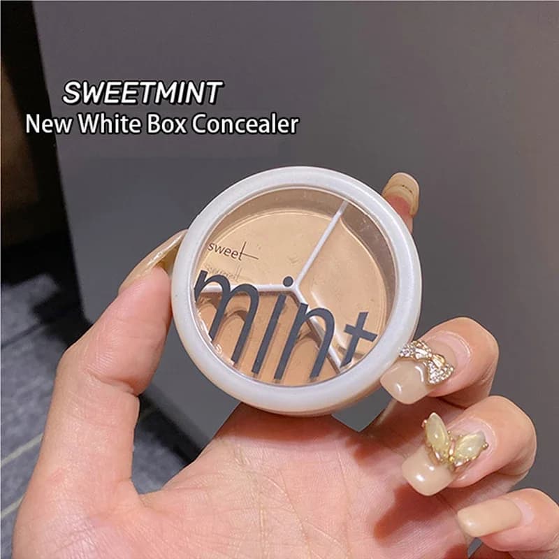 Palette Correttore per il Viso 1 pz Idratante Lunga Durata Copre Occhiaie Acne Pori Crema Ombreggiante Illuminante