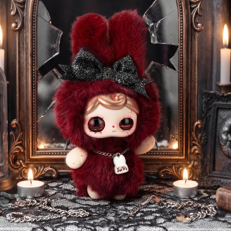 Yuna Night Prologue Series Peluche Coniglio Blind Box, Giocattolo Trendy, Bambola, Ciondolo per Borsa, Ornamento da Tavolo, Regalo a Sorpresa per Collezionisti Adulti