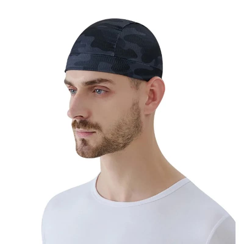 Breathable Ice Silk Hat for Motorcycle Small Drying Hat for Cycling Helmet for Outdoor Sports