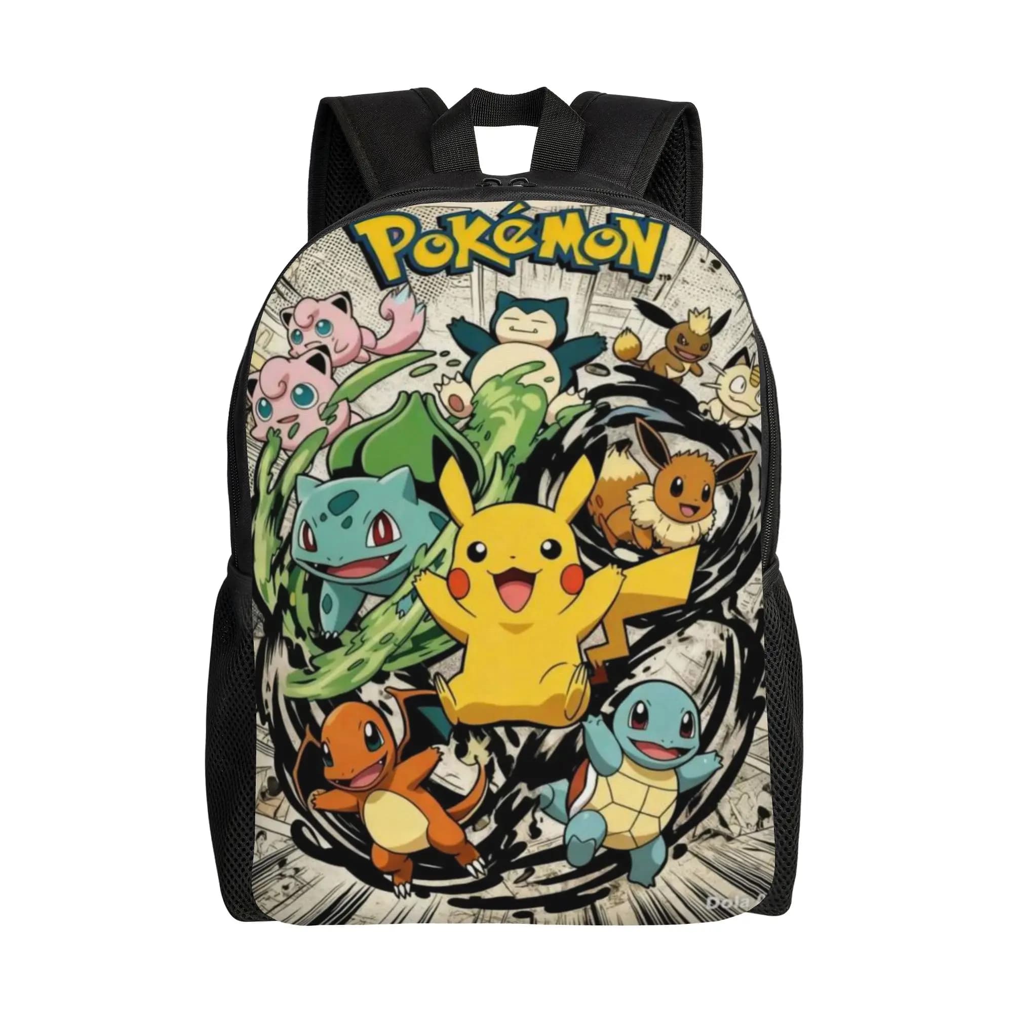 Zaino Femminile Pikachu Elettrico per la Stagione di Ritorno a Scuola, Borsa per Animali Domestici High Street Charming Electric Thunder