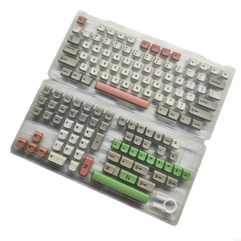 Set copritasti sostitutivi G6DD da 138 pezzi PBT a sublimazione termica per tastiere meccaniche