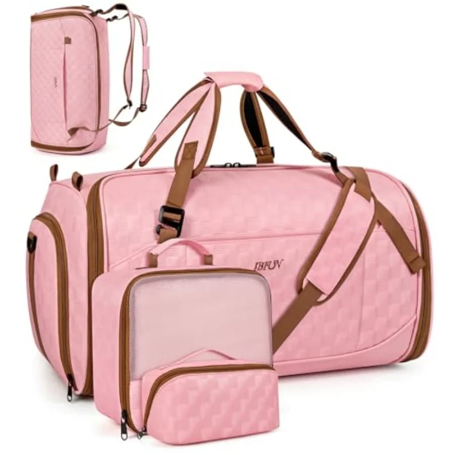 Borse Porta Abiti Convertibili da Viaggio - Borsa Porta Abiti con Tracolla e Cinghie da Zaino per Uomo e Donna, Borsone da Viaggio Grande 4 in 1