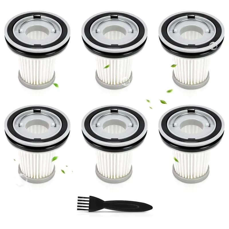 AC39-6 Pack AV8001 Hepa Filters Compatible With For Fanttik Slim V8 Apex Car Vacuum