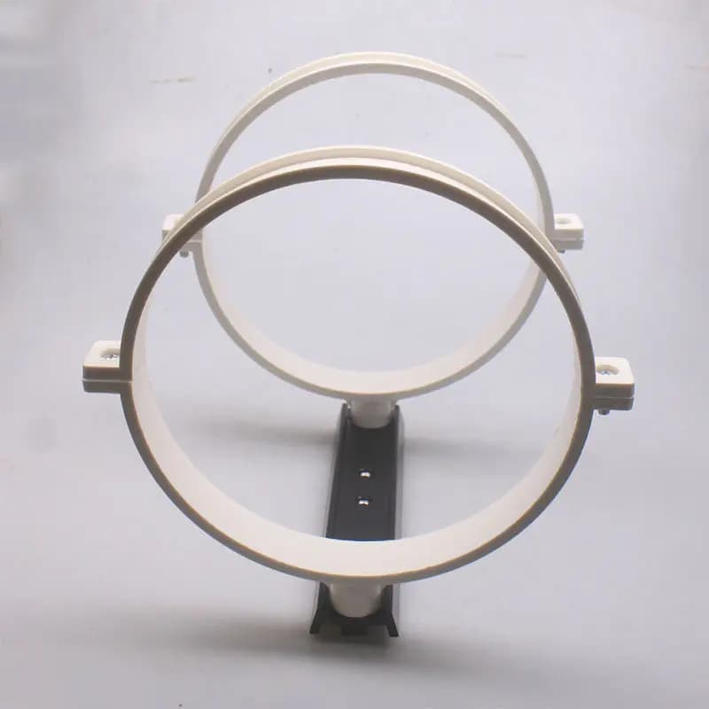 Morsetto per tubo in PVC da 63-200 mm con piastra a coda di rondine da 107 mm per montatura telescopio fai-da-te su treppiede o montatura equatoriale