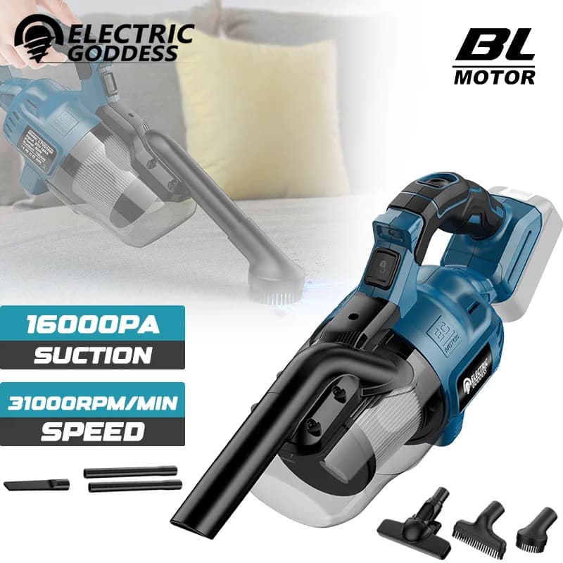 Aspirapolvere senza fili portatile portatile soffiatore di polvere pavimento auto peli di animali domestici strumenti di pulizia multifunzione per Makita 18V batteria pin
