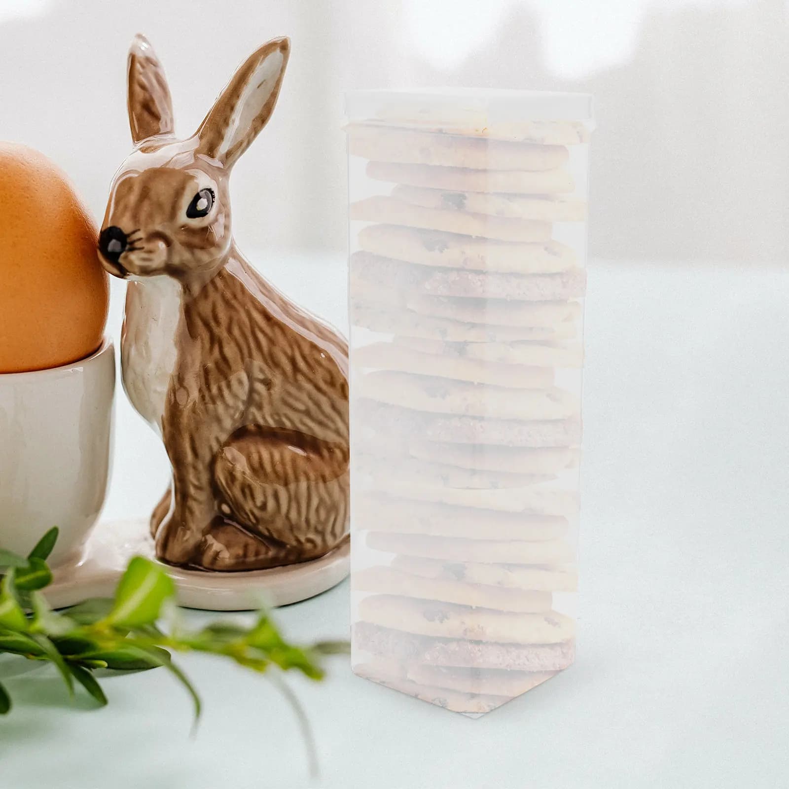 Contenitore Riutilizzabile in Plastica Trasparente per Biscotti, Macarons, Patatine, Pasticcini, Conservazione Fresca, Portatile, per Alimenti e Dessert