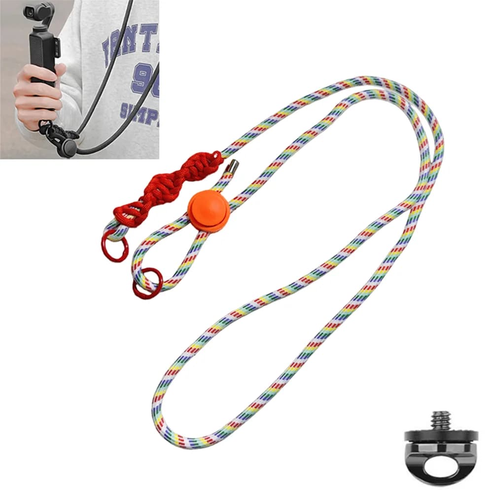 Cinghia a Sgancio Rapido Anti-smarrimento per Fotocamera d'Azione Insta360 X5 X4, Laccetto da Spalla per Esterni e Viaggi, Compatibile con DJI Action 4 5Pro 6 Osmo360
