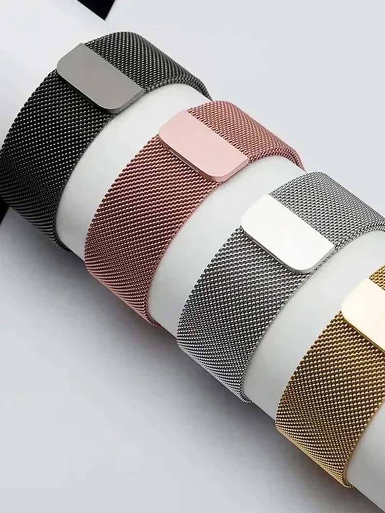 Milanese ring for apple watch 44mm 40mm 45mm 41mm 42-38-44mm ultra strap 2 49mm strap iwatch 9 8 7 6 SE 5 4 3