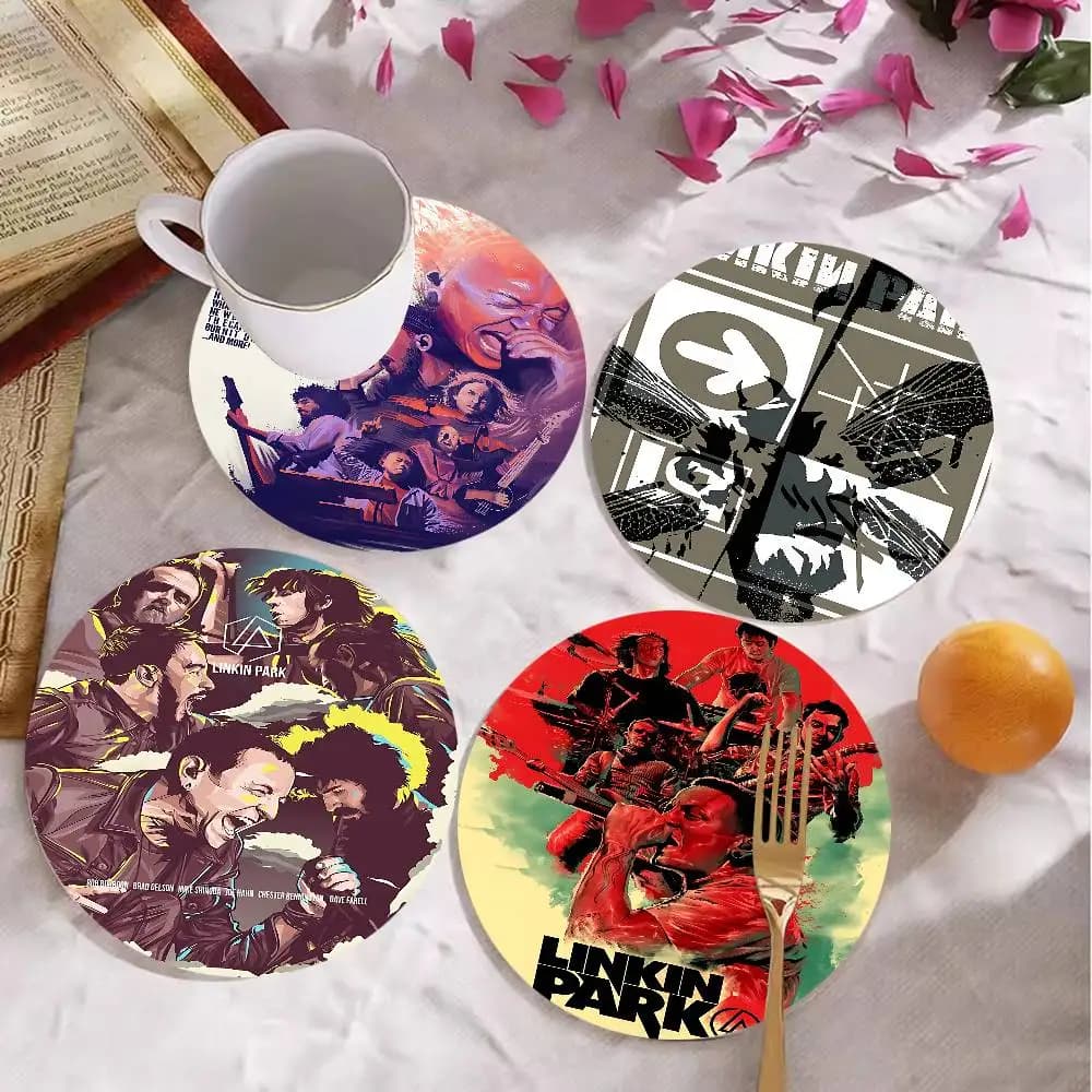 Band L-Linkin Cool P-Park Sottobicchiere Vassoio per bevande in legno adatto per ristoranti e caffetterie Facile da lavare e pulire