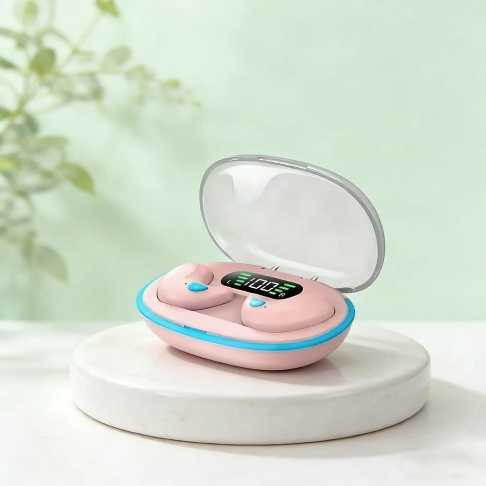 Auxiliary TWS Wireless Headphones with Noise Reduction Sports Play Bluetooth Hearing Aid for All Smartphones