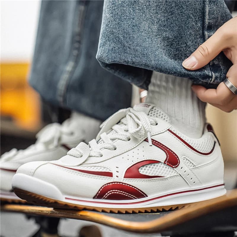 Scarpe da uomo traspiranti in rete, scarpe da corsa versatili, sneakers sportive casual, scarpe da uomo stile Forrest Gump, scarpe da allenamento.