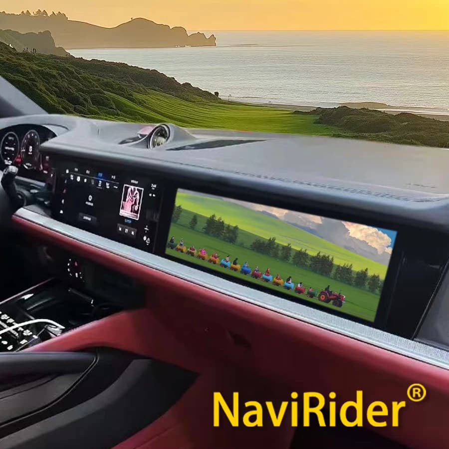 Schermo Intelligente per Co-Pilota Porsche Panamera 2024, Display Montato, Lettore Multimediale Video, Sistema di Intrattenimento, Monitor