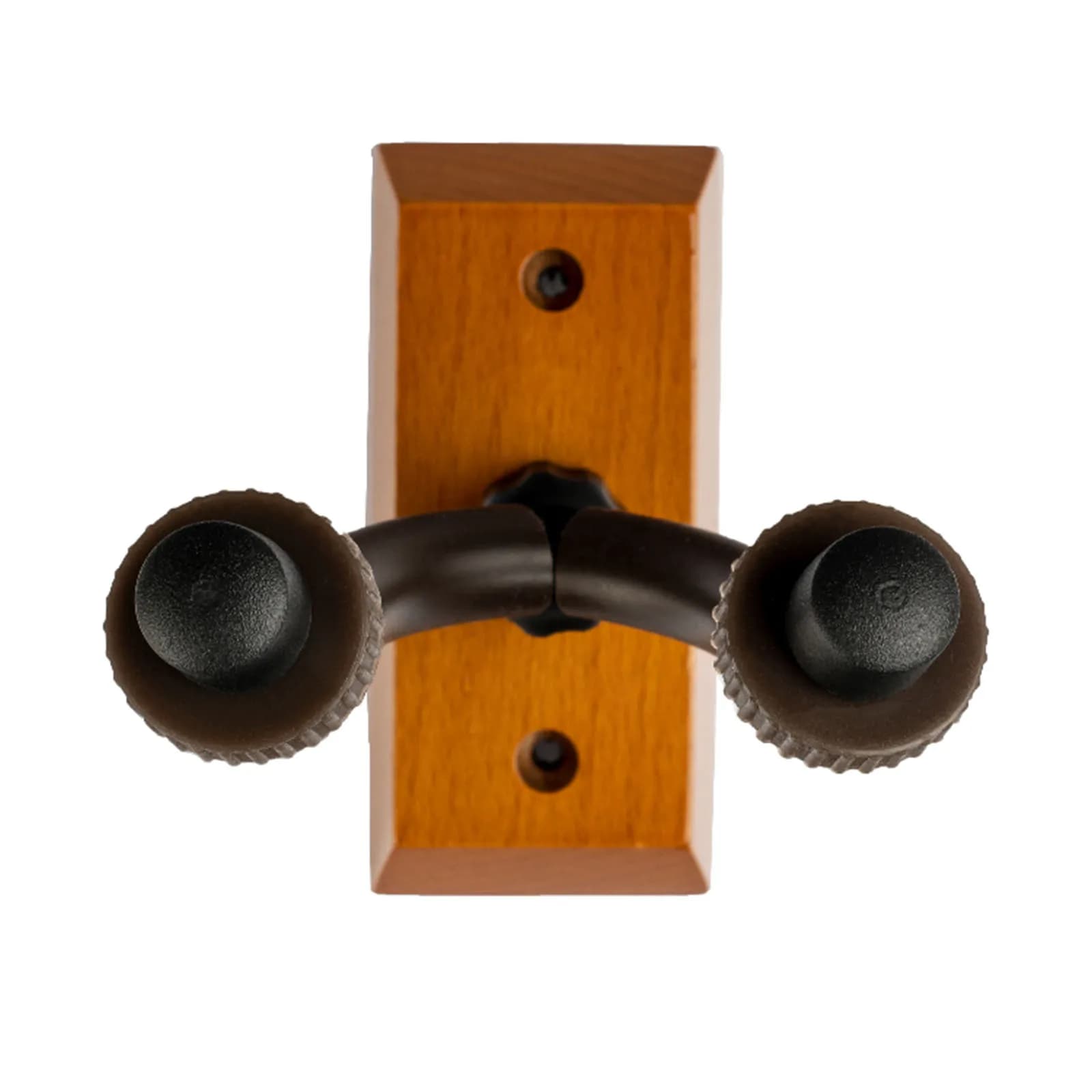 Set di ganci da parete per chitarra da 2 pezzi: finitura classica in legno/abs con custodia per plettri e 4 plettri, ganci con anima in acciaio rinforzato